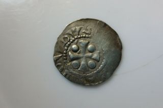 NETHERLANDS 11 century silver denar,  Deventer,  Heinrich II 1002 - 1024 Dbg.  562 2