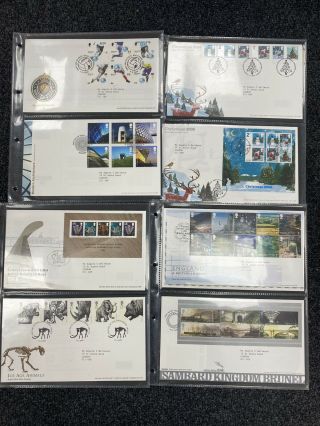 Royal Mail Album Of 71 X First Day Covers - Special Rarer Cancels (2002 - 2007)
