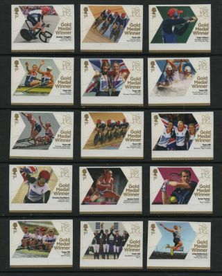 Gb 2012 Olympic Games Unmounted Set Of 29 Uk Seller