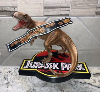 2019 Jurassic Park Jurassic World Lootcrate Exclusive T - Rex Figure Statue Flaws