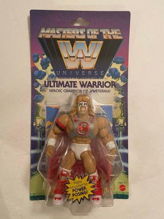 Wwe Mattel Motu Ultimate Warrior Wrestling Action Figure