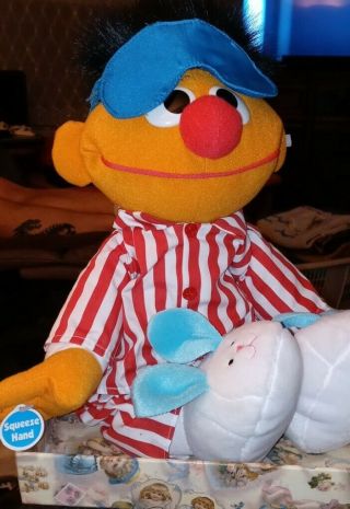 Vintage Tyco 1996 Sing And Snore Ernie Sesame Street Collector Item W/o Box