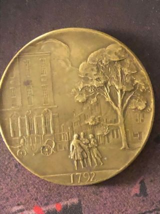 Bronze Medal The York Stock Exchange Anniversary 1792 - 1992