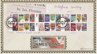 Gb Stamps Benham Limited Edition First Day Cover 2008 James Bond Mini Sheet