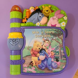 Winnie The Pooh Vtech Slide And Learn Book