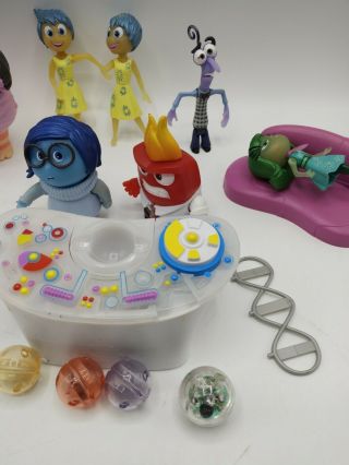 Disney Pixar Inside Out Headquarters Playset Joy characters figures cake toppers 2