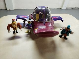 1991 Disney Darkwing Duck Thunderquack Jet Plane From Playmates Toys Airplane