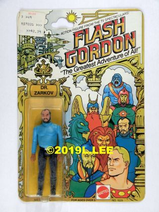 Vintage 1980 Mattel Flash Gordon Dr.  Zarkov Moc Rare
