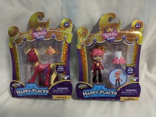 Shopkins Royal Trends Happy Places Figures Rowen Ruby And Royal Ruby
