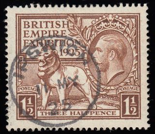 Sg433 1925 1½d.  Brown.  Wembley British Empire Exhibition.  Cat.  £70.