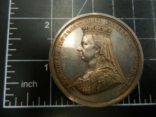 Medal: 1888 Melbourne,  Australia,  Centennial International Exhibition Silver.