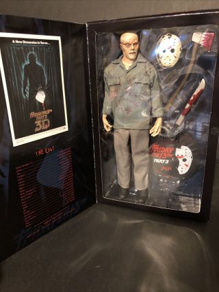 Sideshow Jason Voorhees Friday The 13th Part 3 3d Iii 12 " Action Figure Nrfb