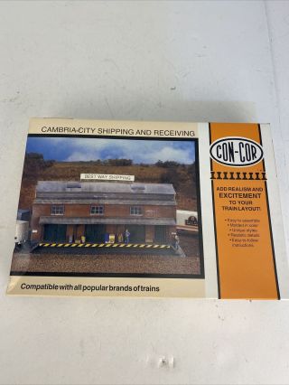 Con - Cor N - Scale Cambria City Boiler House Kit 689 Building Kit