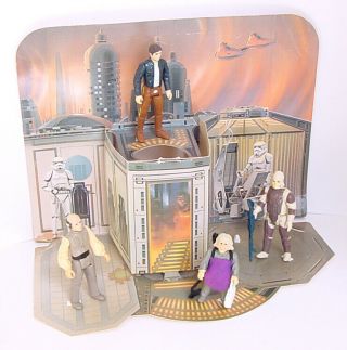 1980 Kenner Star Wars Esb Sears Exclusive Cloud City Playset W Figures Han Solo