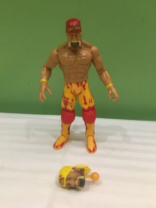 Wwe Wwf Jakks Pacific 1999 Hulk Hogan Hulkamania Titan Tron Live Action Figure