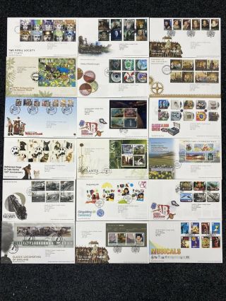 36 x UK Royal Mail Album Of First Day Covers From 2009 - 2011 - Rarer Postmarks 2