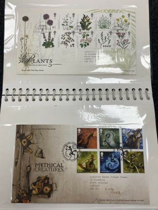 36 x UK Royal Mail Album Of First Day Covers From 2009 - 2011 - Rarer Postmarks 3