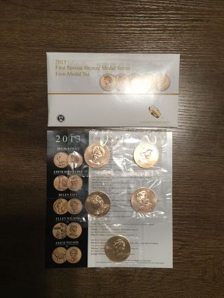 2013 First Spouse Bronze Medal Series Five - Medal Set