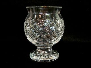Waterford Crystal 6 " Footed Vase.  Comeragh.  1974 - 17.