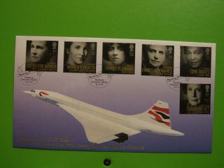 Buckingham First Day Cover 2008 Women Of Achievement - Concorde