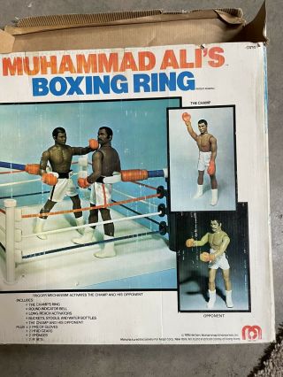 Mego Muhammad Ali Boxing Ring 1976
