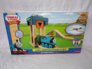 Thomas The Train & Friends Wooden Railway Track Coal Hopper Figure 8 Play Set