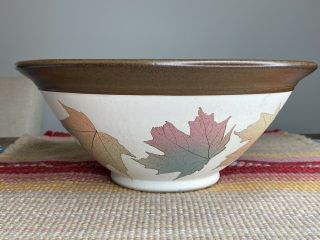 Bristoleaf Wizard Of Clay Fall Leaf Leaves Colorful Foliage Design Large Bowl