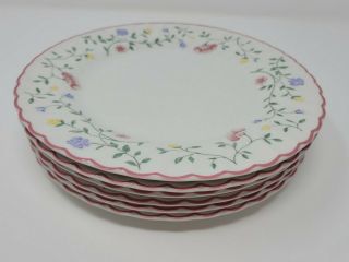 Set Of 6 Johnson Brothers Summer Chintz Luncheon Plates 9 - 3/4 "