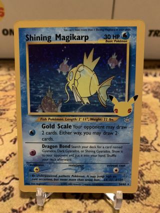 Pokémon Celebrations Shining Magikarp 66/64 25th Anniversary Nm/m Pack Fresh