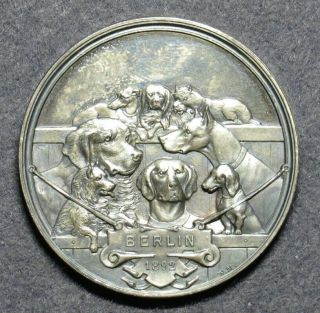 German Silver Medal Federation Of Dog Associations Berlin (1892)