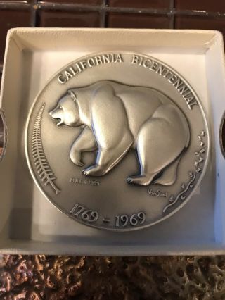 California Bicentennail Medal 1769 - 1969