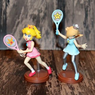 Choco Egg Mario Sports Princess Peach,  Rosalina Tennis Figure Nintendo