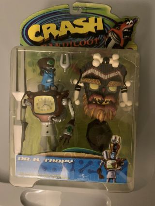 Crash Bandicoot Dr.  N Tropy 1999 Series 2 Two Uka Uka Mask Ps1 Card