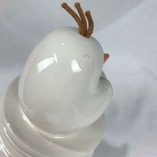 Rae Dunn X Disney Frozen Olaf WORTH MELTING FOR Canister With Topper (001B) 2