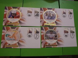 Buckingham Fdc Cover Set 2008 Olympic Games Joint Stamps China Beijing Ltd Ed