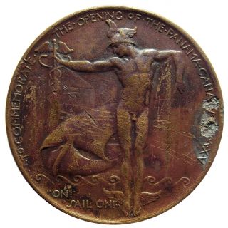 1915 Panama - Pacific Expo Offical Medal In Bronze - Ppie Hk - 400,  World Fair Token
