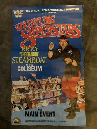 Ljn Wrestling Superstars Wwf Wwe Ricky The Dragon Steamboat Poster