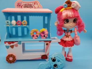 Shopkins Shoppies Donatina Donut Delights Cart And Exclusive Donuts Loose