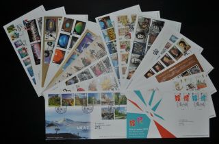 2012 Royal Mail Fdc Year Set X 17 With Tallents House Special Handstamps.