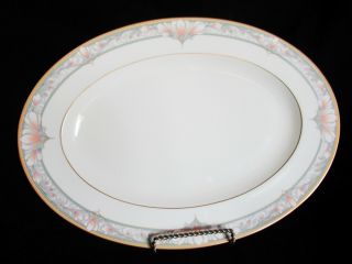 Noritake Barrymore Bone China Oval Large Platter 14 3/8 "