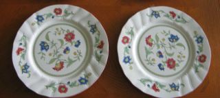 Set Of 2 Villeroy & Boch Persia (scalloped) Porcelain Dinner Plates