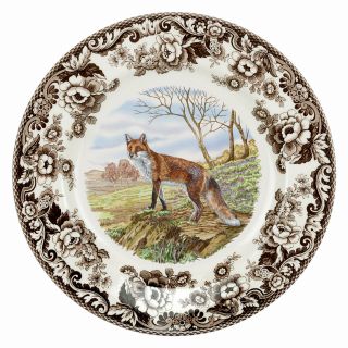 Spode Woodland Dinner Plate 10.  5 Inch (red Fox)