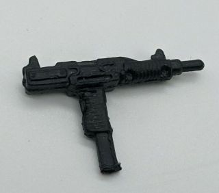 1985 Snake Eyes V2 Black Uzi Submachine Gun Accessory Vintage Gi Joe