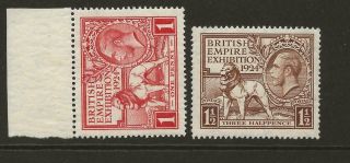 Gb 1924 British Empire Exhibition Wembley Set Sg430 - 1 Mnh U/m