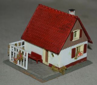 Vintage Prebuilt Faller No.  274 Country House - Made In Germany - Ho Gauge