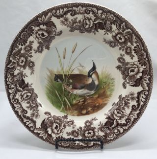 Spode Woodland Lapwing 10 3/4” Dinner Plate