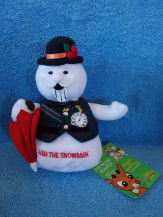 2000 Prestige Rudolph & The Island Of Misfit Toys Plush Sam The Snowman
