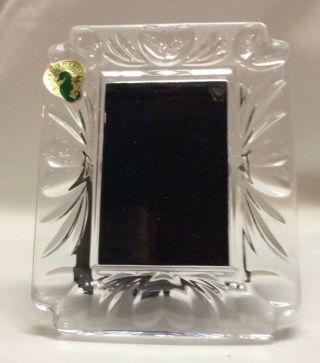 Waterford Lead Crystal 2 X 3” Frame - With Tags And Box - With Love