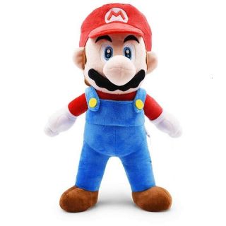 25cm Mario Bros Pp Cotton Plush Toys Stand Mario Bro Soft Dolls For Kids
