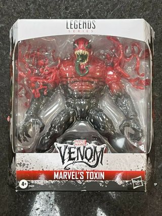 Marvel’s Toxin Action Figure,  Hasbro Marvel Legends Series Venom